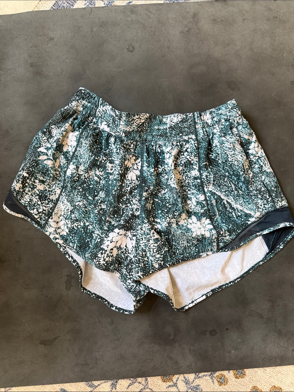 lululemon athletica Floral Print Athletic Shorts